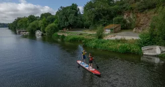 Anjou Sport Nature - location paddle base de loisirs la jaille-yvon