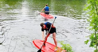 Stand up paddle sur la Sarthe à Morannes