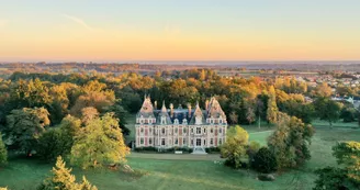 Château de la Jumellière - Vue aérienne 