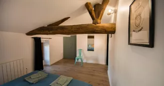 vue chambre- la maison à mimine- le pin en mauges