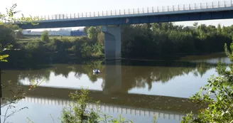 Vue depuis le pont de Segré