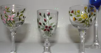 Peinture sur Porcelaine et Verre - Françoise Normand