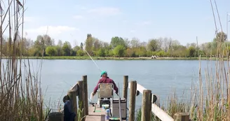 Parcours pêche - Lac de Frace