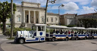 Tour en petit train commenté par un guide