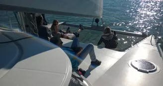 Balade en mer journée Ile d'Aix (8h) en catamaran à voile par Blue Note