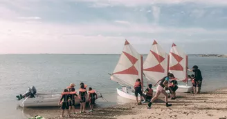 Cours de catamaran enfant par Ile de Ré Voile à Loix