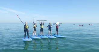 À partir de 6 ans, stage initiation sur le marais des optimists, puis en mer (dériveurs et catamarans)