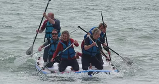 Découverte, sensation & partage en paddle géant par "la Cabane Verte"