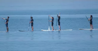 Découverte, sensation & partage en paddle géant par "la Cabane Verte"