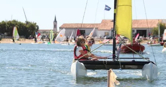 Cours particulier planche à voile, dériveur, stand up paddle,foil ou catamaran et navigation libre par "Centre Nautique Couardais du Goisil"