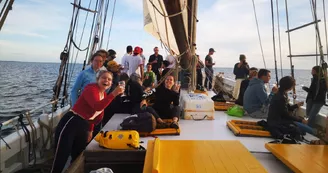 Sortie en mer demi journée sur le vieux gréement Albarquel