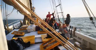 Sortie en mer demi journée sur le vieux gréement Albarquel