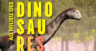 Au milieu des dinosaures d'Angeac-Charente avec le Tumulte