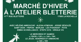 Marché d'hiver à l'atelier Bletterie