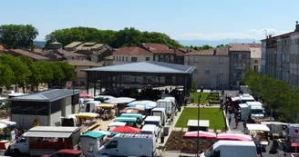 Grand marché de Tournon sur Rhône