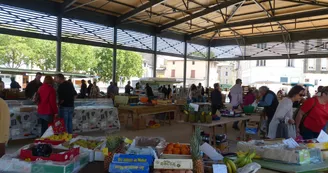 Grand marché de Tournon sur Rhône