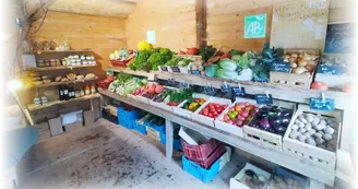 Marché saisonnier au chalet