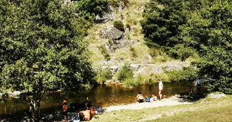 Baignade au plan d'eau