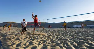 beach volley bisca plage