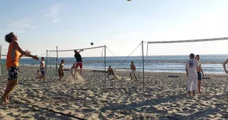 beach volley biscarrosse_océan