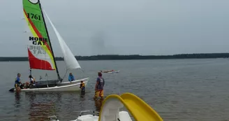 pédalo + catamaran hobie cat 16