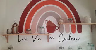 La vie en couleurs mur