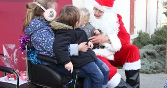 Séance photo avec le Père Noël