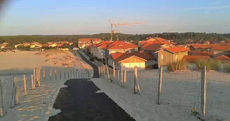 accès plage dune