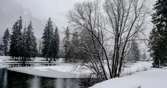 Lac en hiver