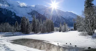 Lac en hiver