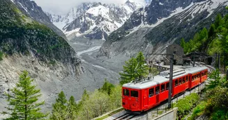 Mer de Glace et train du Montenvers