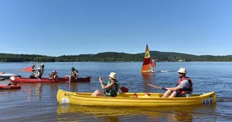 Canoé à Vassivière-département 23