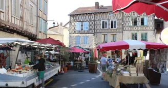 Marché hebdomadaire de Saint-Léonard de Noblat