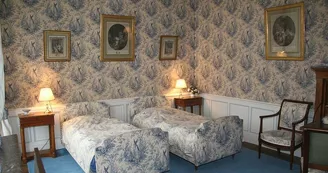 chambre bleue