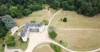 Château de Bort à Saint Priest Taurion en Haute-Vienne (Nouvelle Aquitaine)- vue aérienne_56