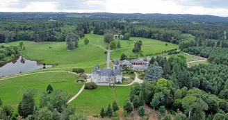 Château de Bort à Saint Priest Taurion en Haute-Vienne (Nouvelle Aquitaine)- vue aérienne_58