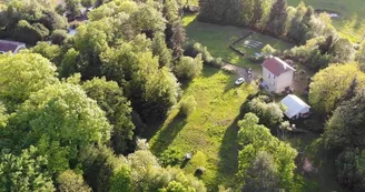 Maison d'hôtes Il était une fois vue arerienne