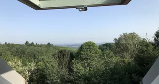 Chambre d'hotes - Il etait une fois - Chambre Belvedere - Vue depuis le Velux du salon