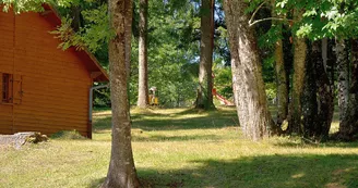 Le hameau de Maridèle à Cussac en Haute-Vienne,sous bois près du gîte_17