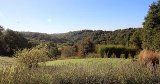 Gîtes de France "La Chaudière" à St Auvent, Haute Vienne en Limousin, la vue en été_29