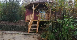 Cabane sur Pilotis les Bois de Saint Auvent_1