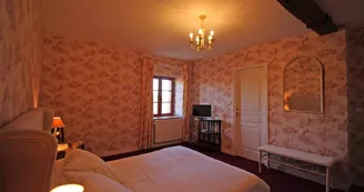 La chambre Toile de Jouy - Ferme de Rouffignac à Blanzac en Haute-Vienne_19