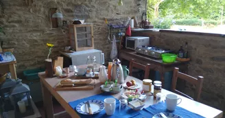 Terrasse petit-déjeuner