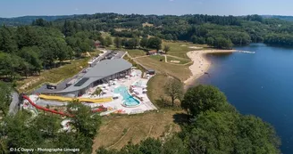 Piscine aqualudique du Lac de Saint-Pardoux - Vue extérieure Santrop_1