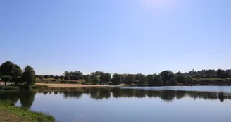 lever de soleil sur le lac