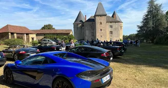 Vieilles voitures au Château de Brie