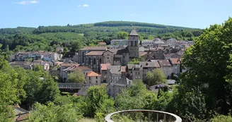 Vue sur Eymoutiers depuis le belvédère_1