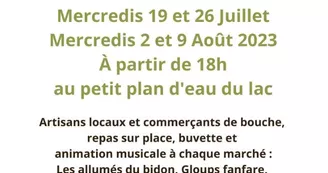 les marchés d'été