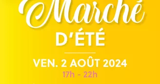 Affiche marché d'été 2024