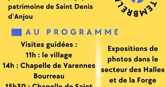 Affiche du programme activités JEP 2024